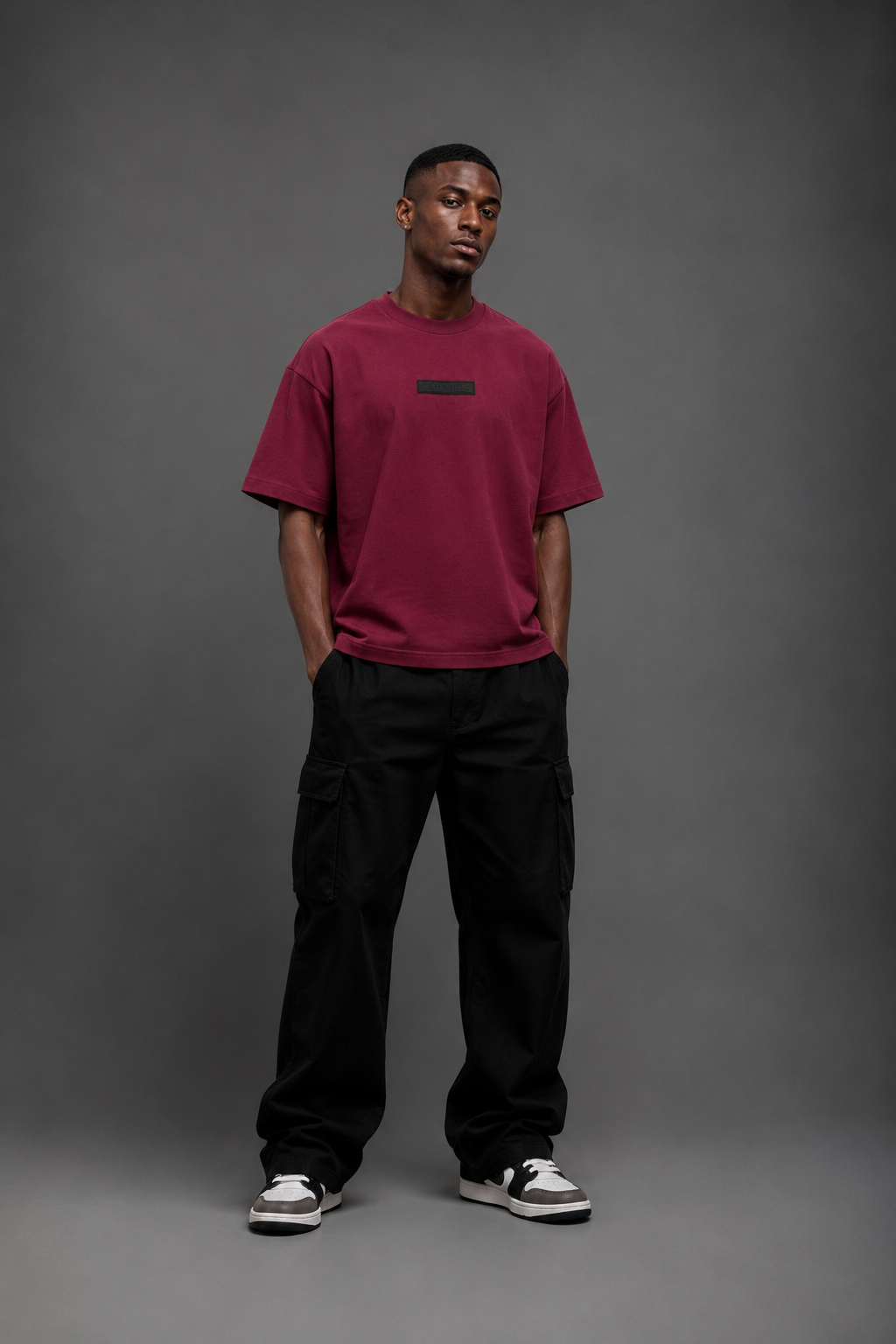 Belamy Core Tee — Bordeaux