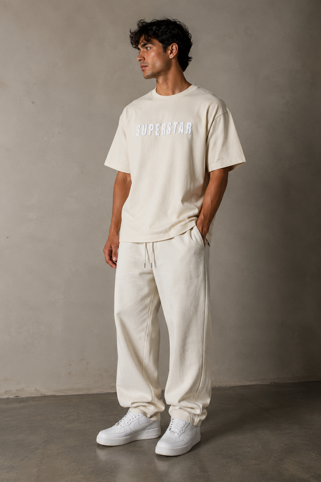 Belamy “Superstar Tee” — Vintage Cream