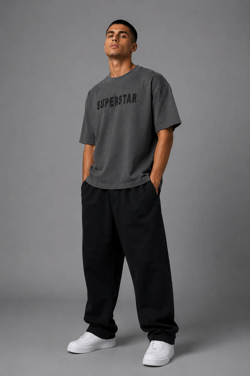 STATURE “Superstar Tee” — Ash Grey