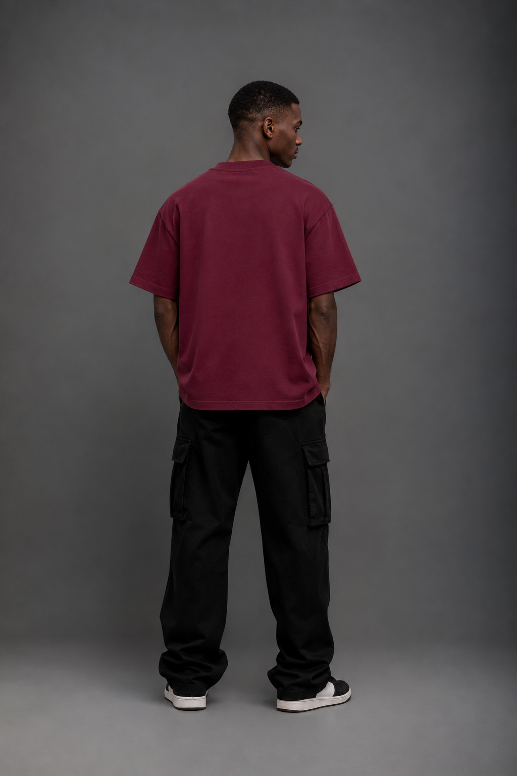 Belamy Core Tee — Bordeaux