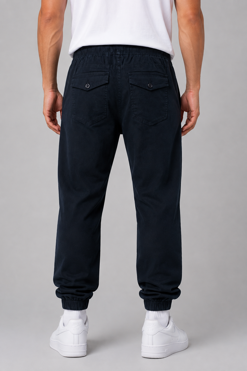 Belamy Tapered Twill Pant — Black