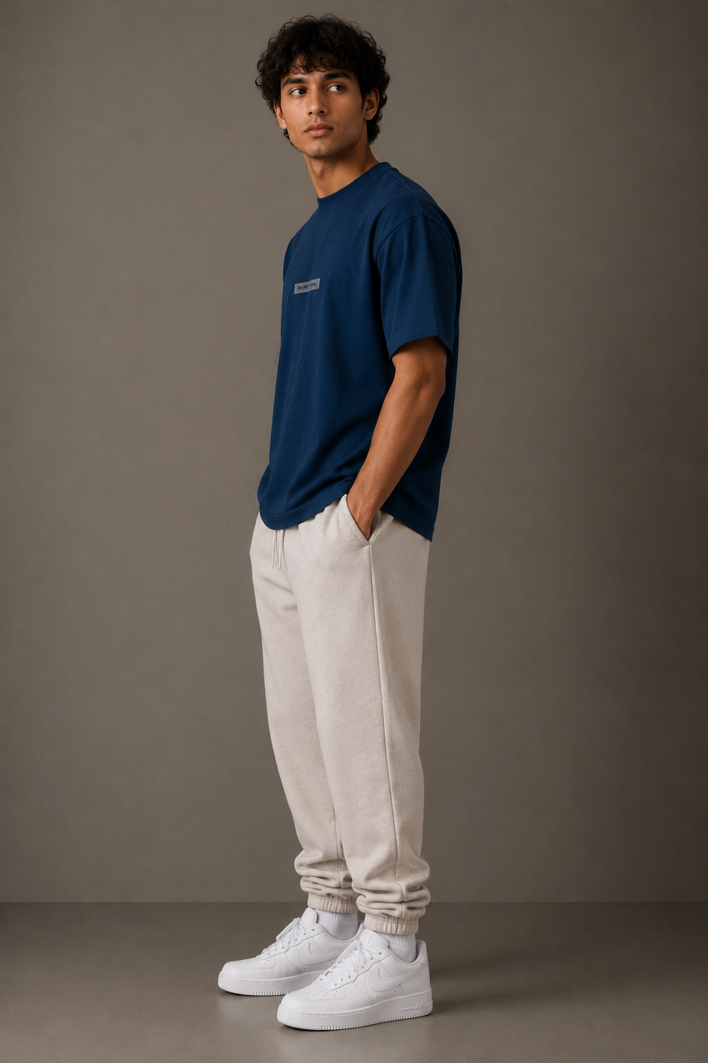 Belamy Core Tee — Petrol Blue