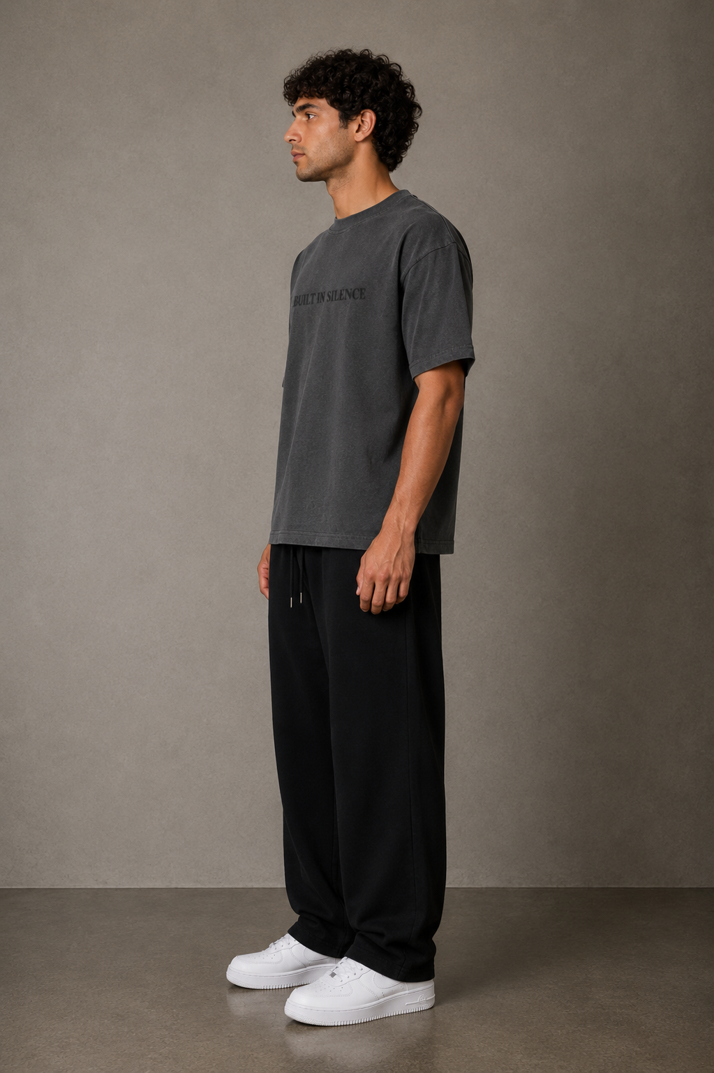 Belamy “Built in Silence” Tee – Ash Grey