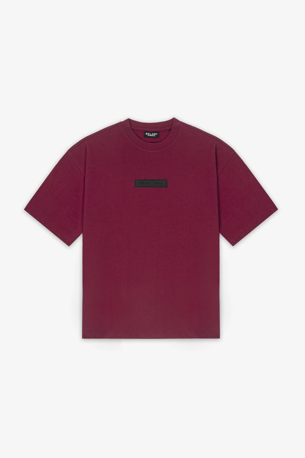 Belamy Core Tee — Burgundy
