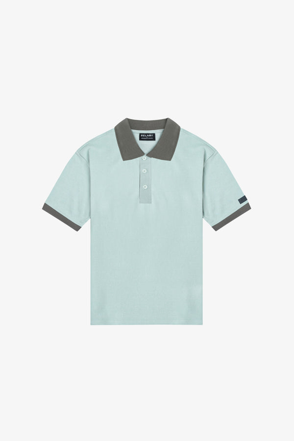 Belamy Signature Trim Polo — Sage