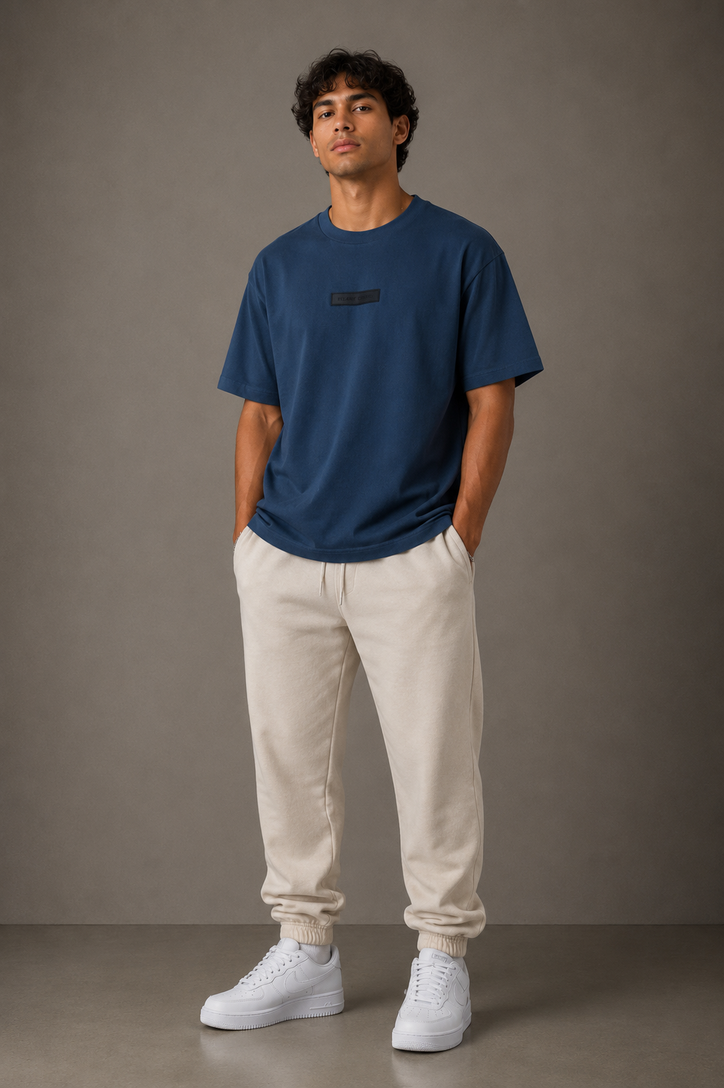 Belamy Core Tee — Indigo Blue