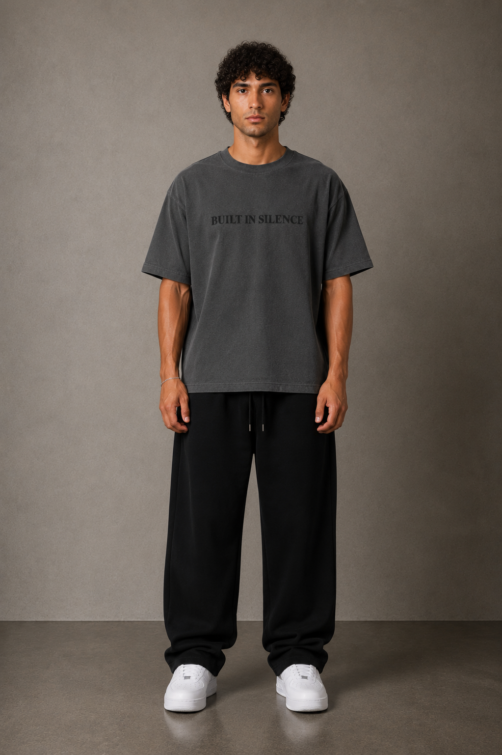 Belamy “Built in Silence” Tee – Ash Grey