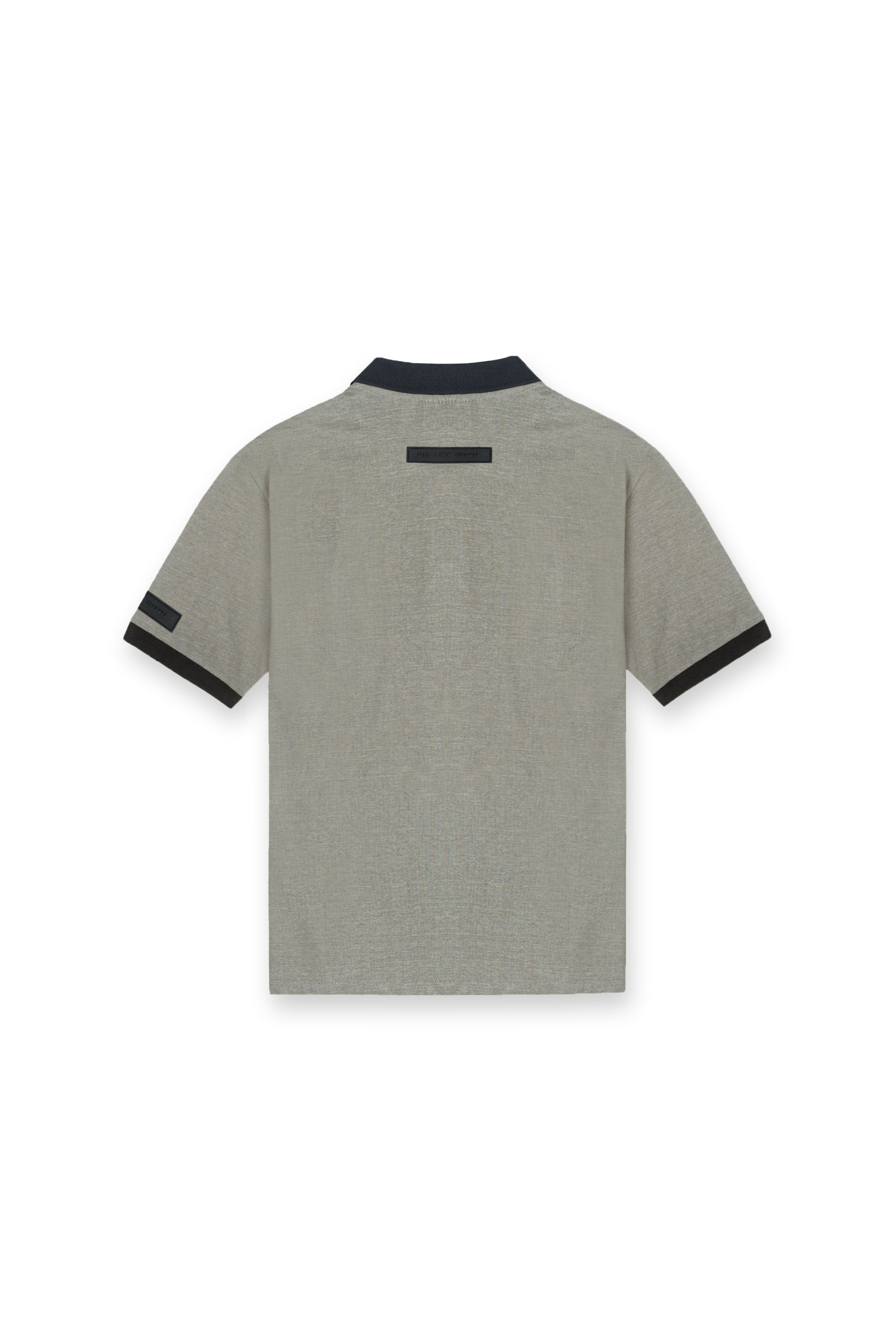 Belamy Signature Trim Polo  — Heather Stone