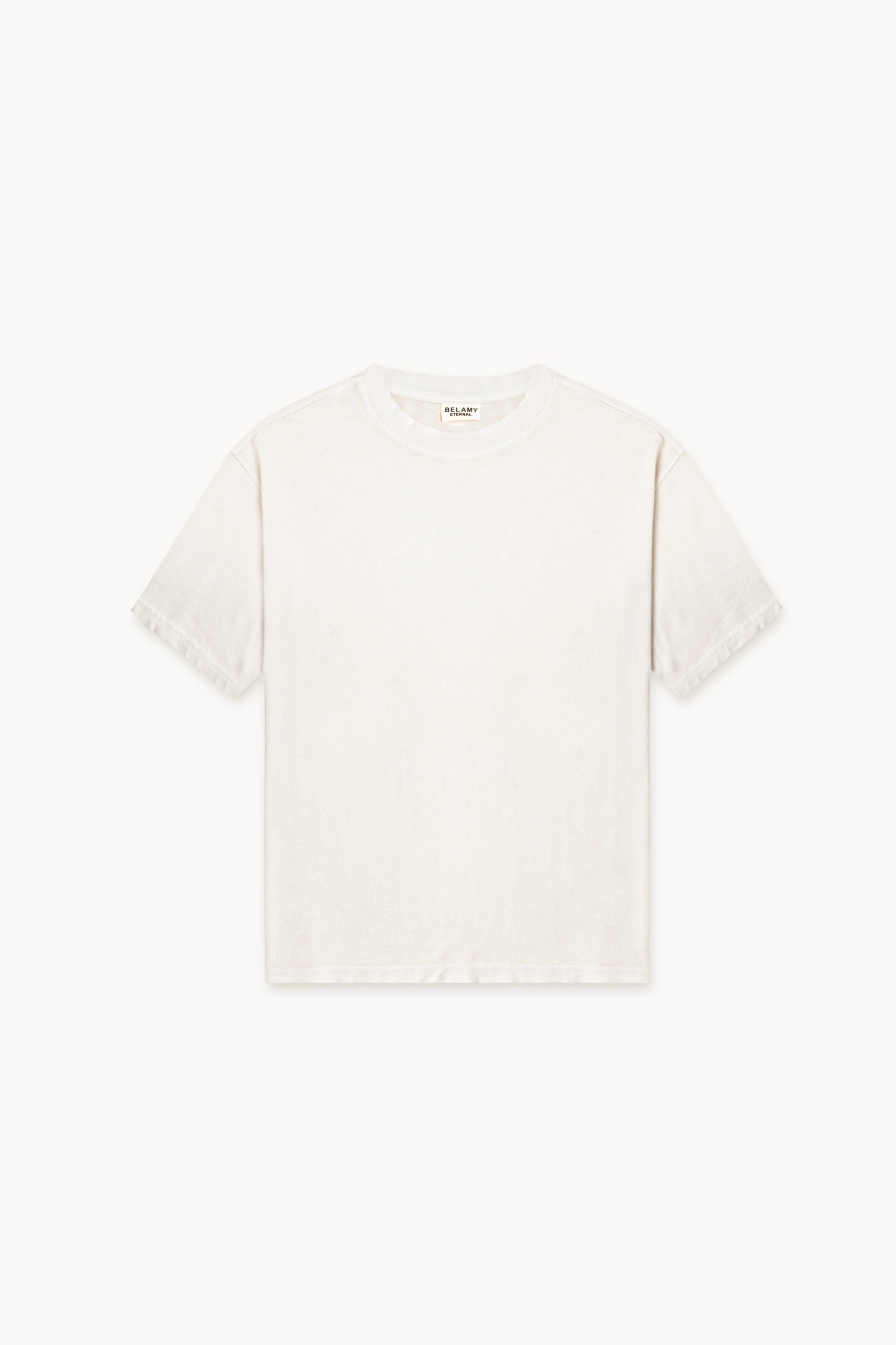 Belamy Lux Vintage Tee — Natural