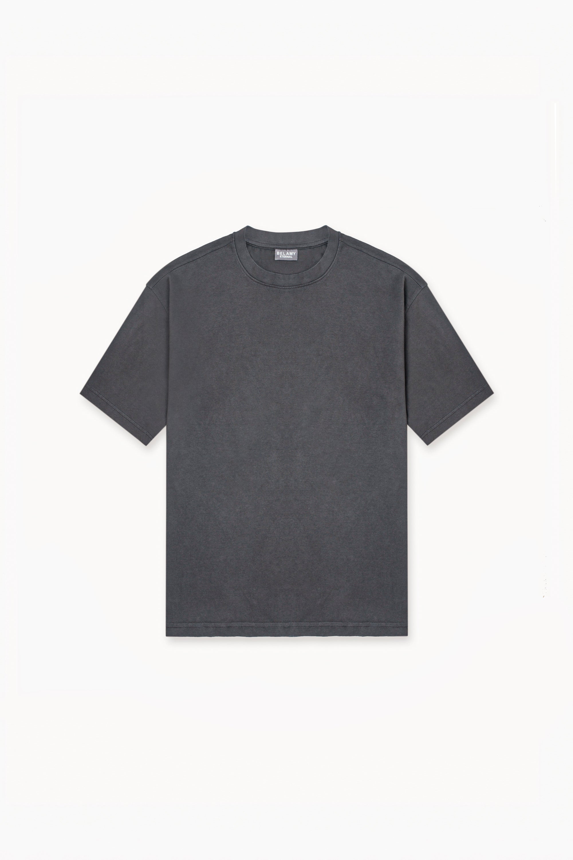 Belamy Lux Vintage Tee — Charcoal