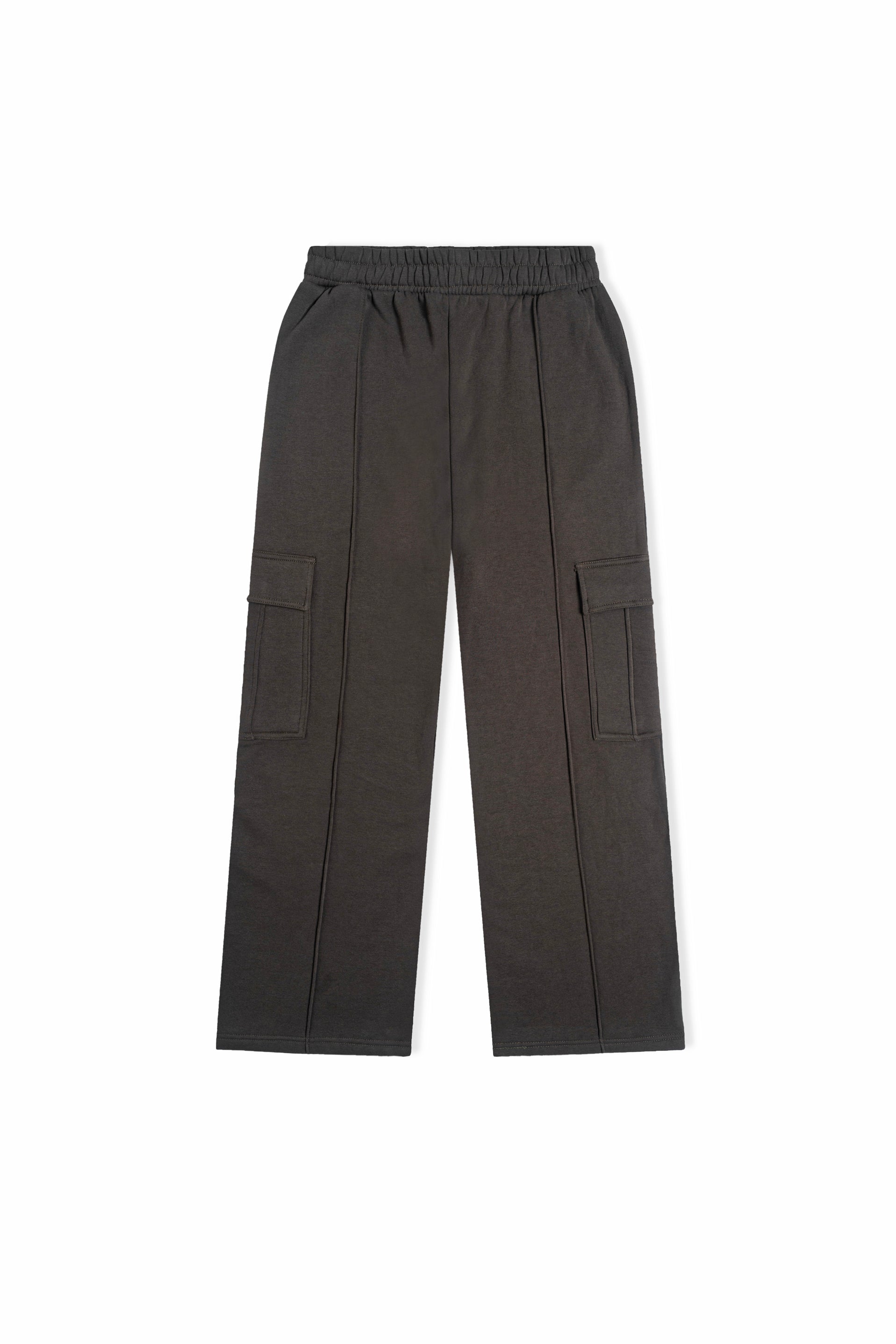 Belamy Utility Cargo Sweatpants — Coffee