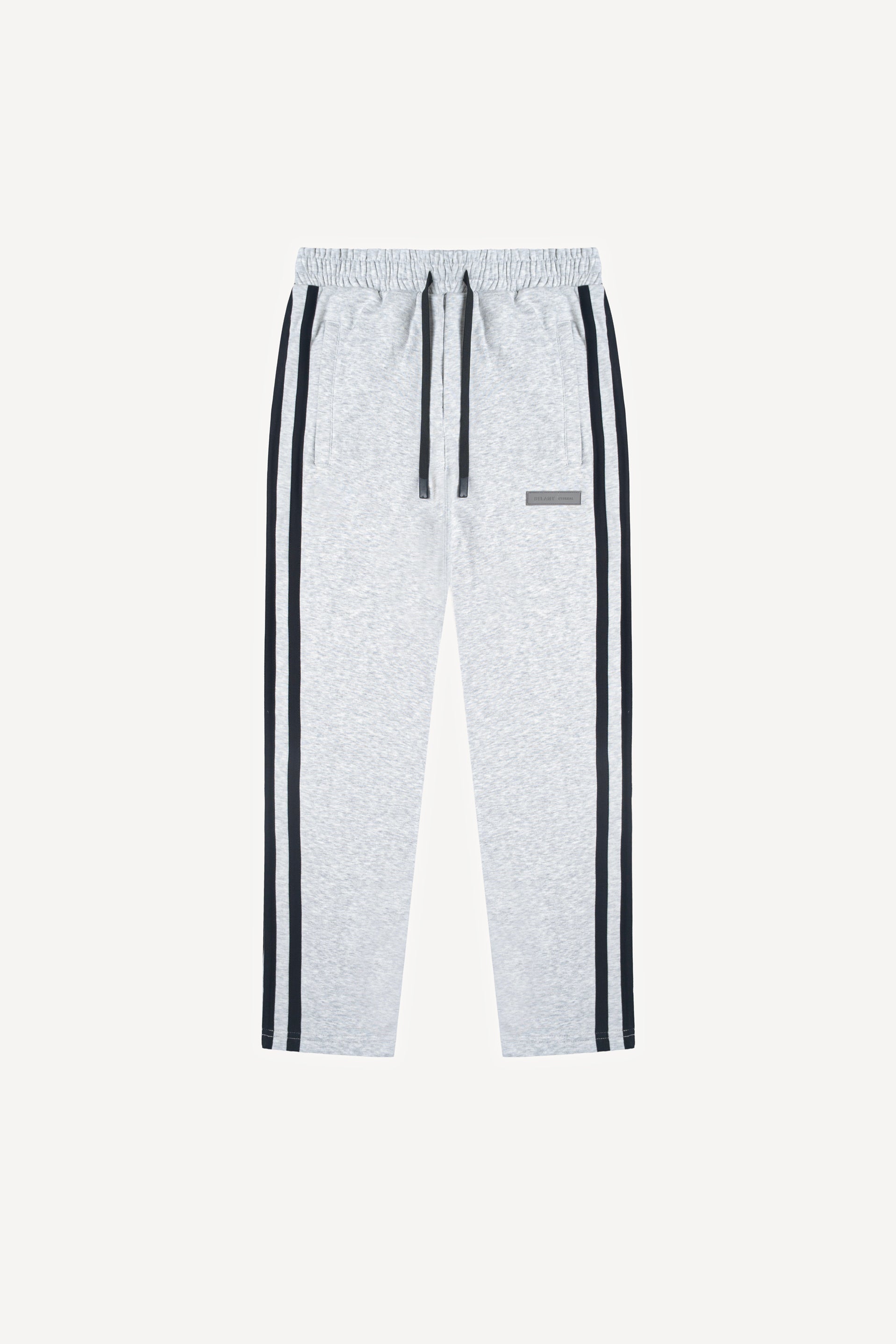 Belamy Stripe Track Pants — Heather Grey