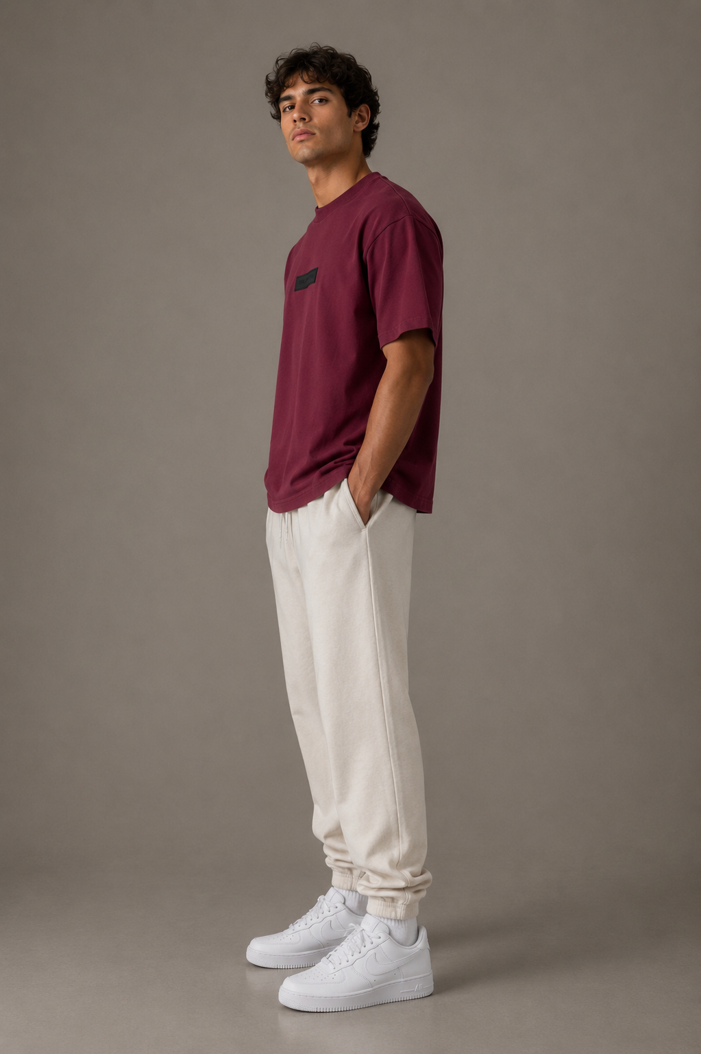 Belamy Core Tee — Burgundy