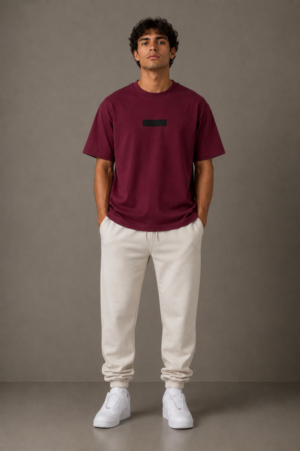 Belamy Core Tee — Burgundy