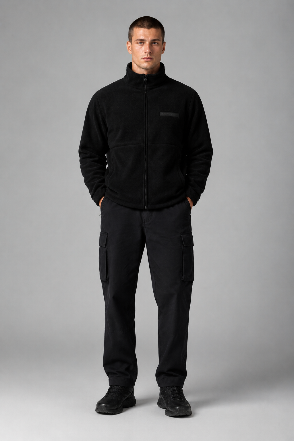 Belamy Polar Fleece Jacket — Black