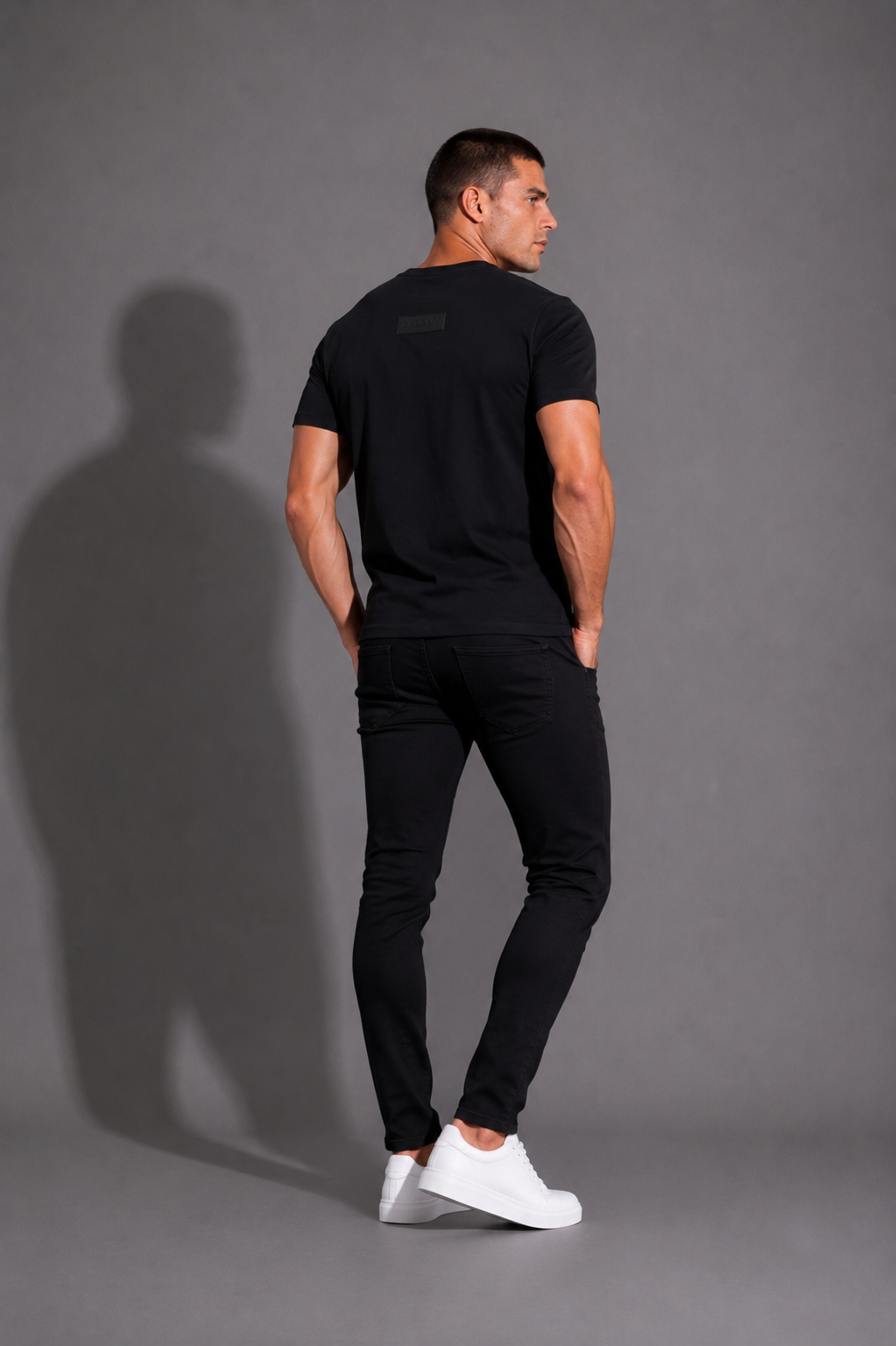 Belamy Core Fitted Tee — Onyx