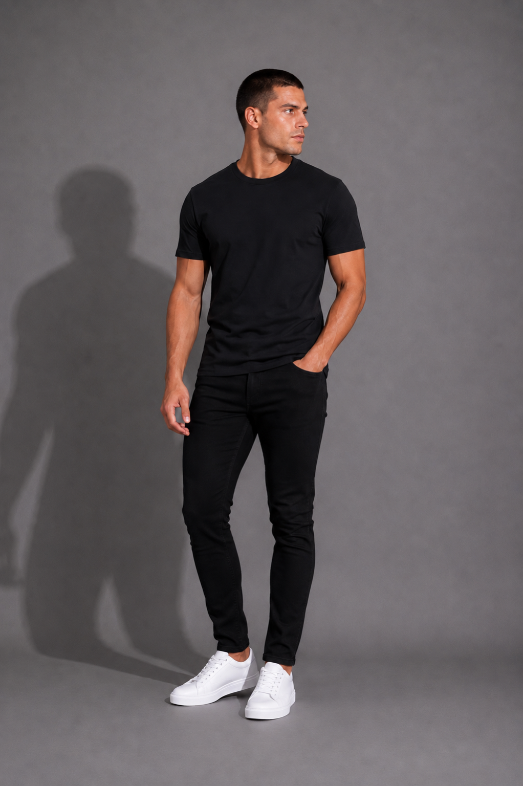 Belamy Core Fitted Tee — Onyx
