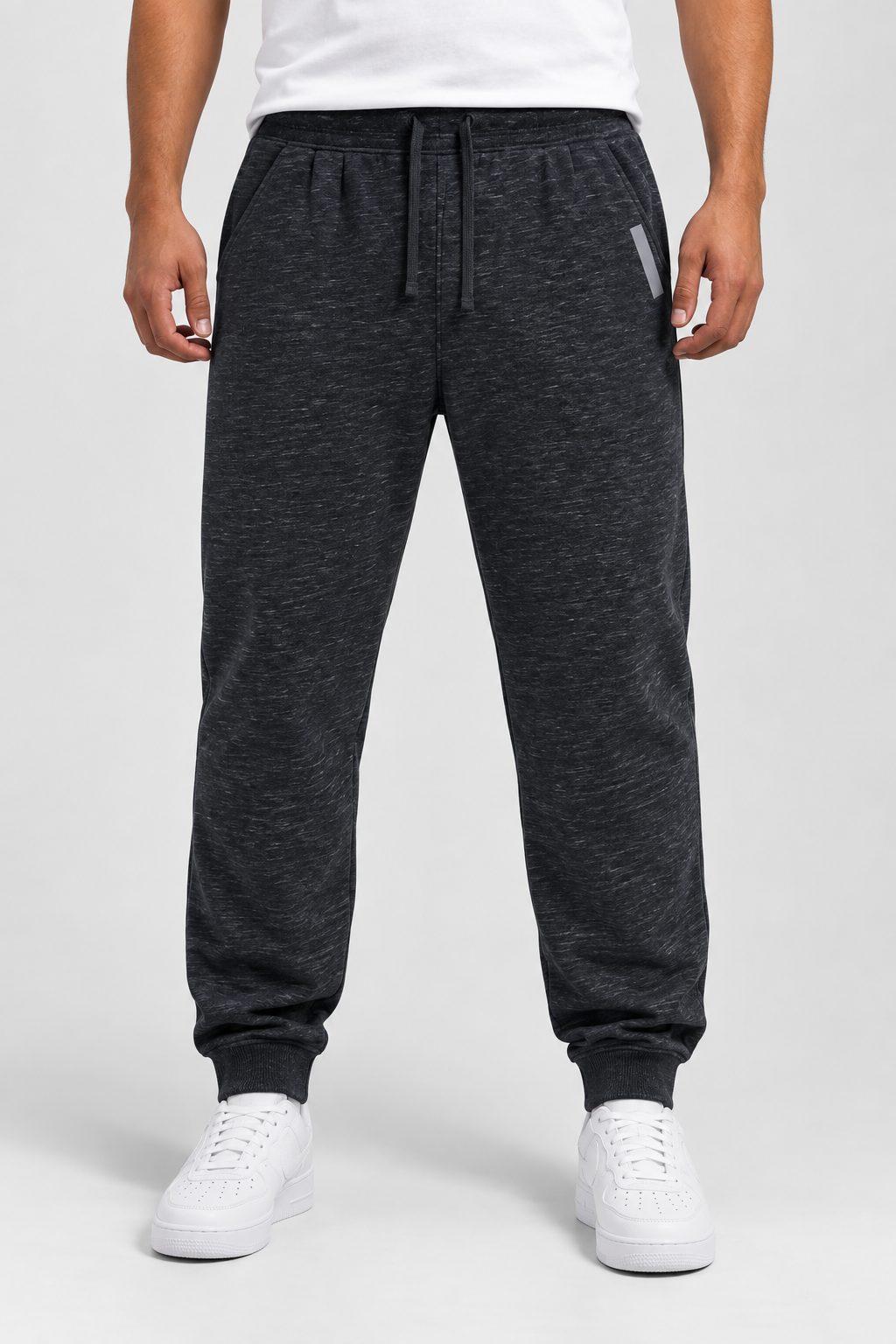 Belamy Lightweight Jogger — Black Mélange