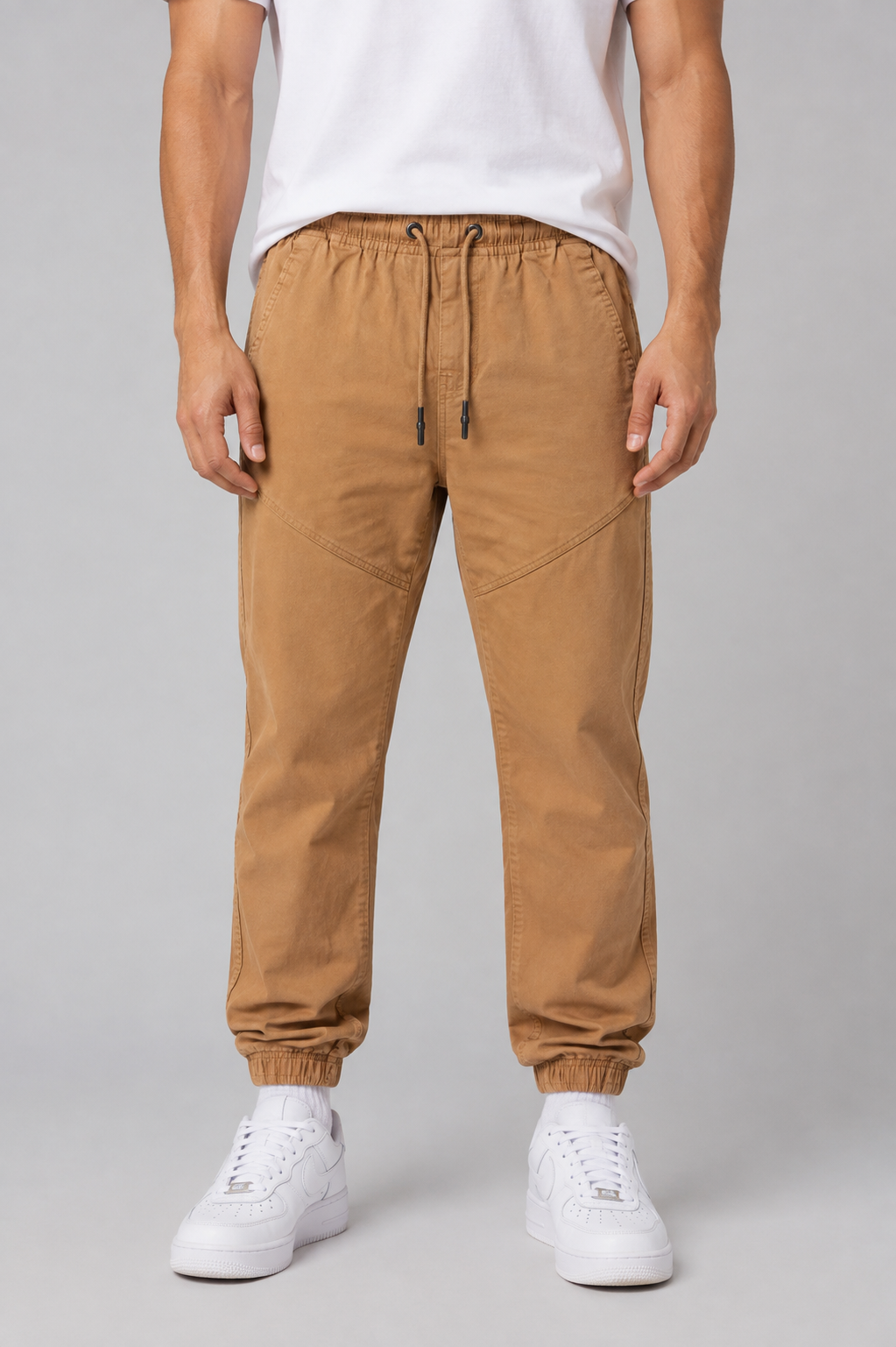 Belamy Tapered Twill Pant — Camel