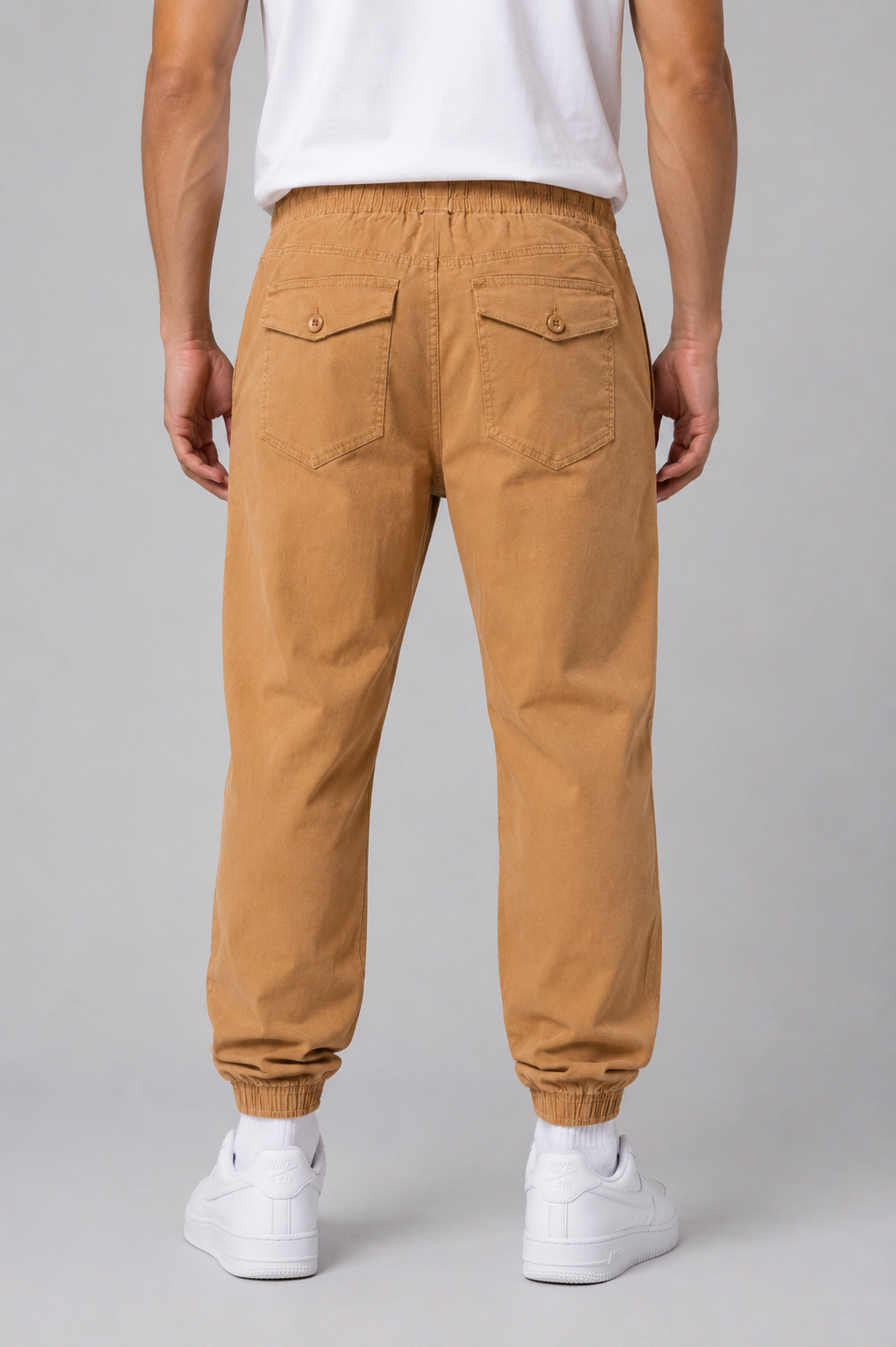 Belamy Tapered Twill Pant — Camel