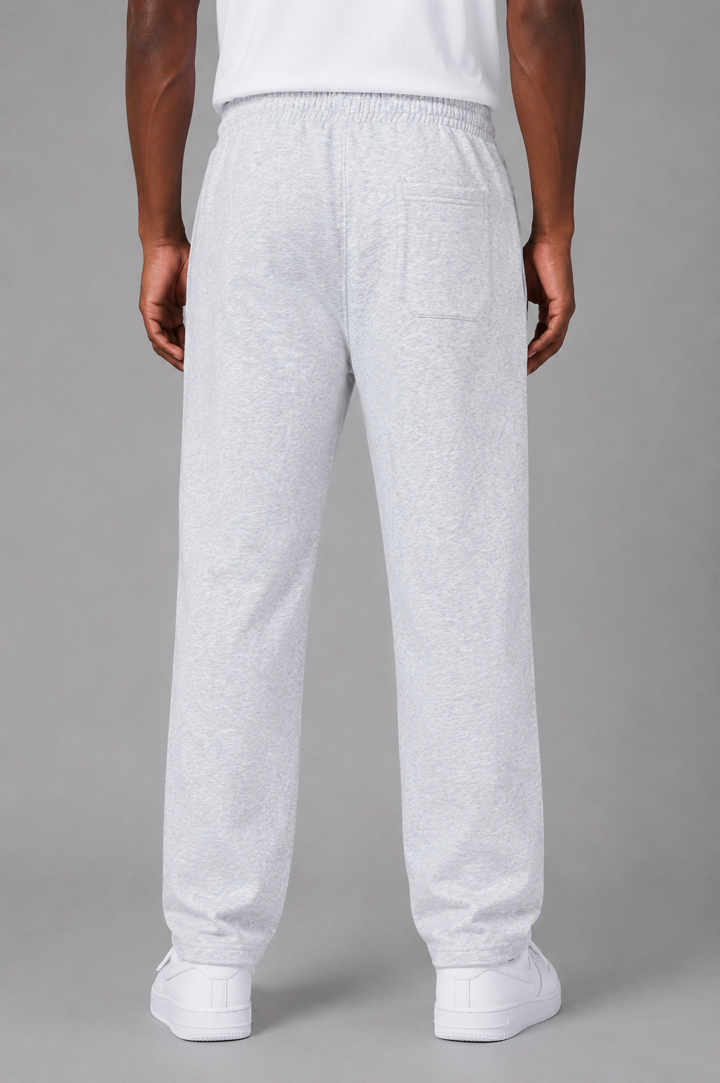 Belamy Stripe Track Pants — Heather Grey