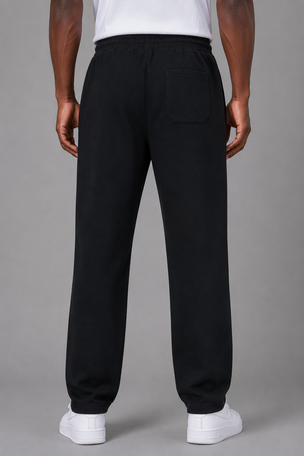 Belamy Stripe Track Pants — Black