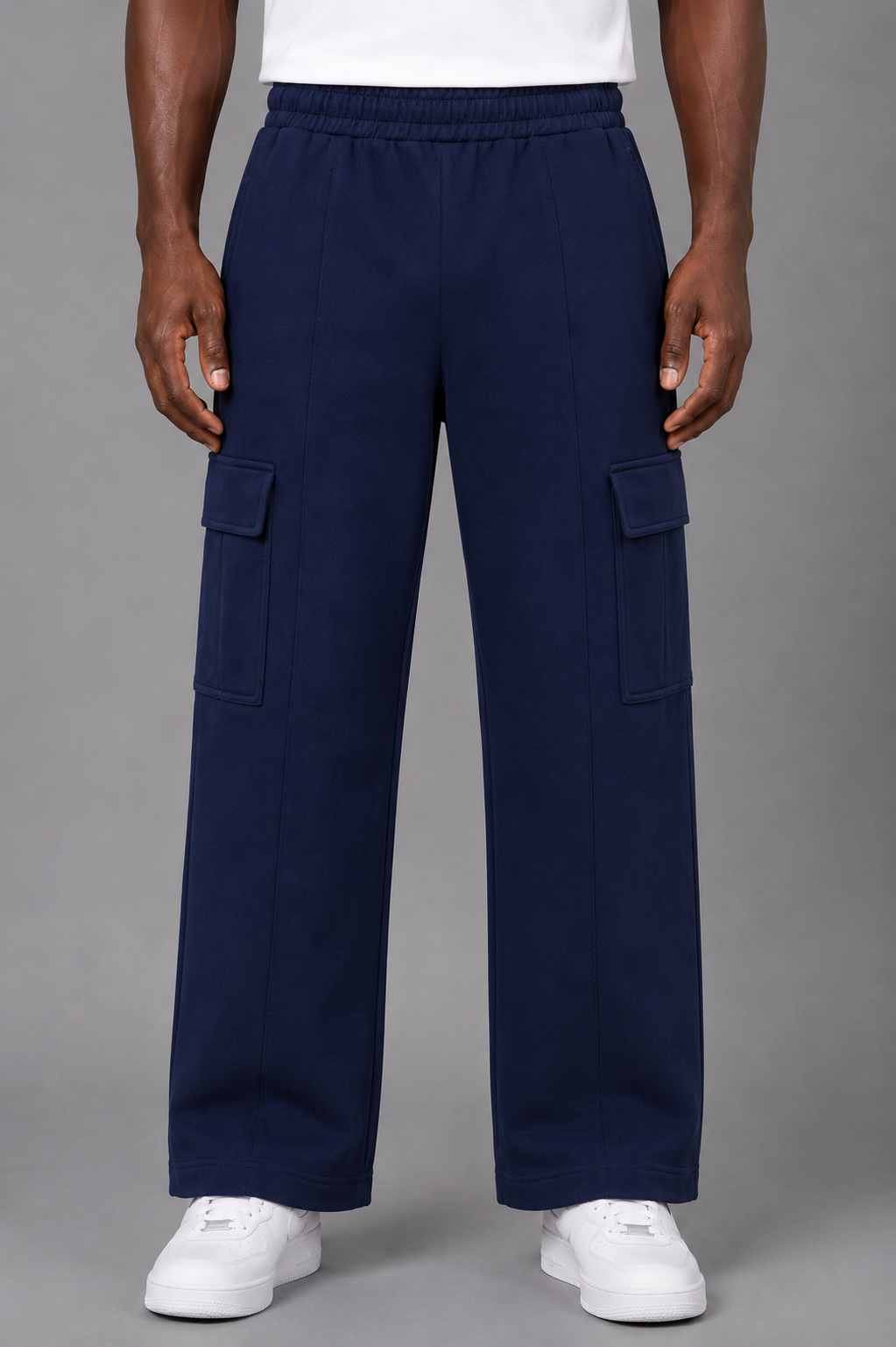 ELAMY 5-Pocket Fleece Cargo Pant – Navy
