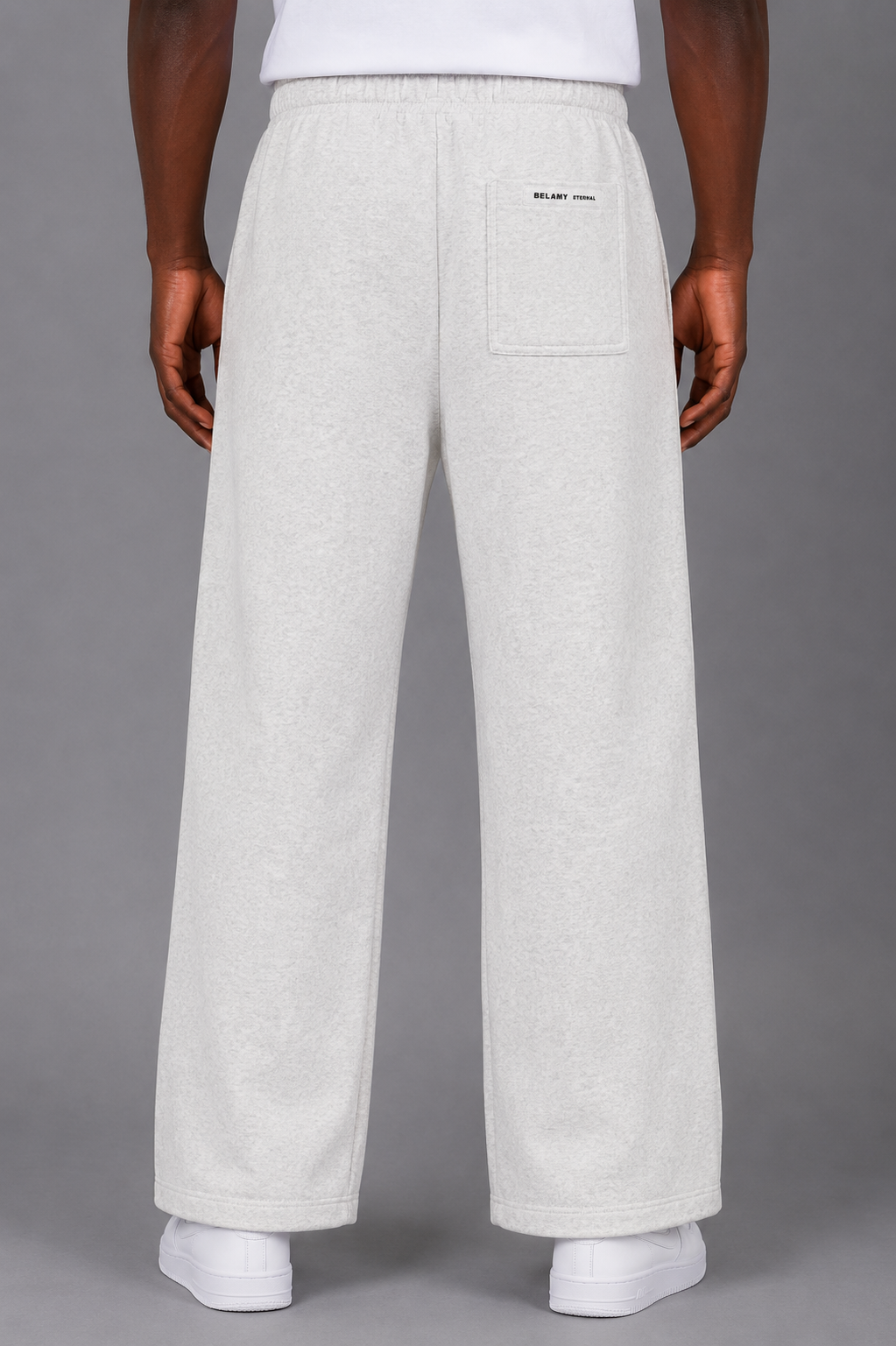 Belamy Tailored Sweatpants — Heather Grey