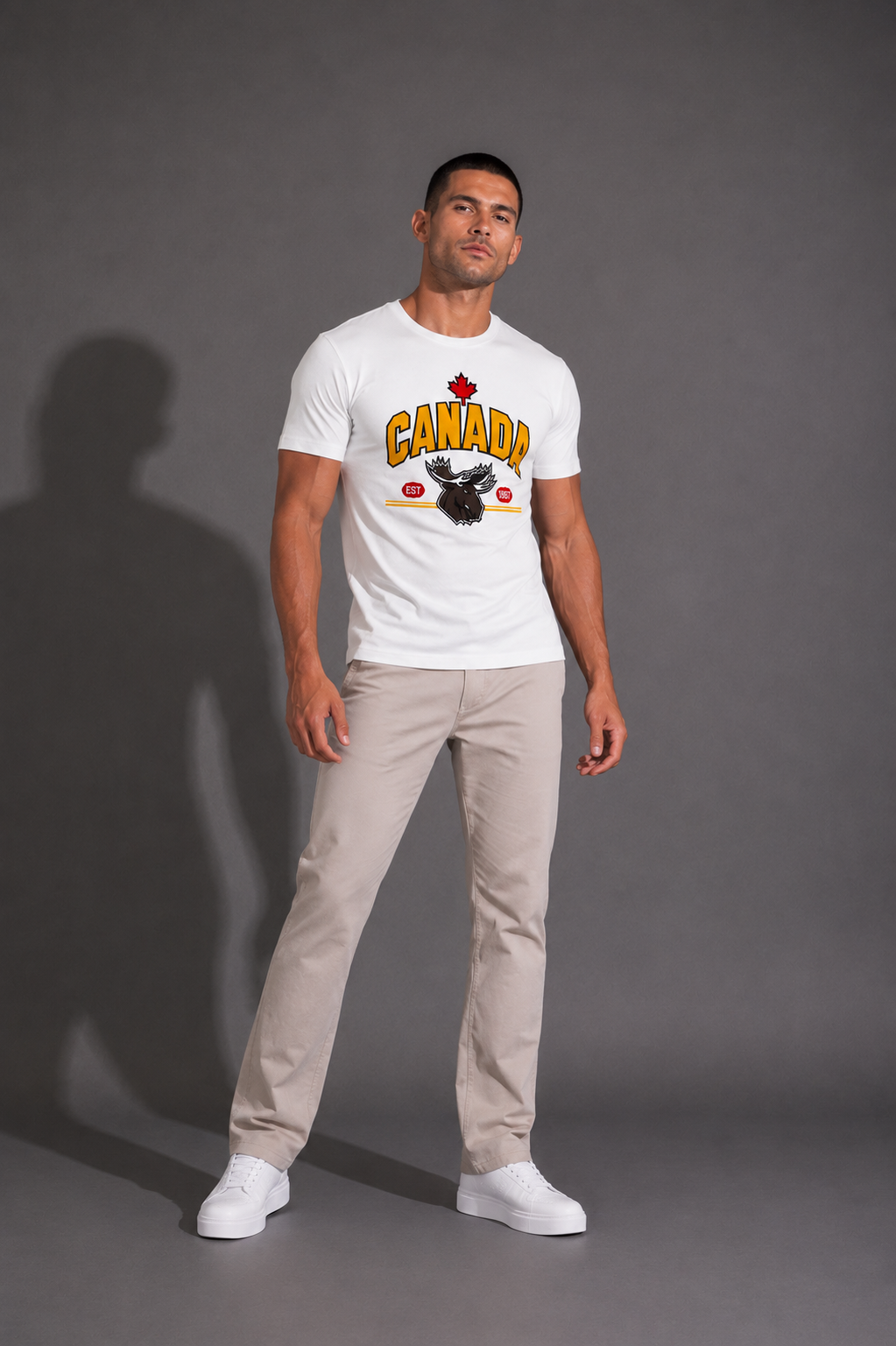 BELAMY North Bound Fitted Tee – White