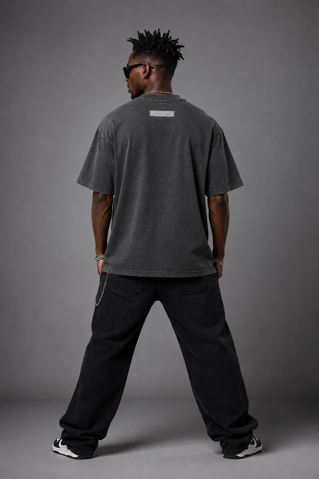 ALTER EGO COLLECTION Rockstar Heavyweight Tee – Washed Charcoal
