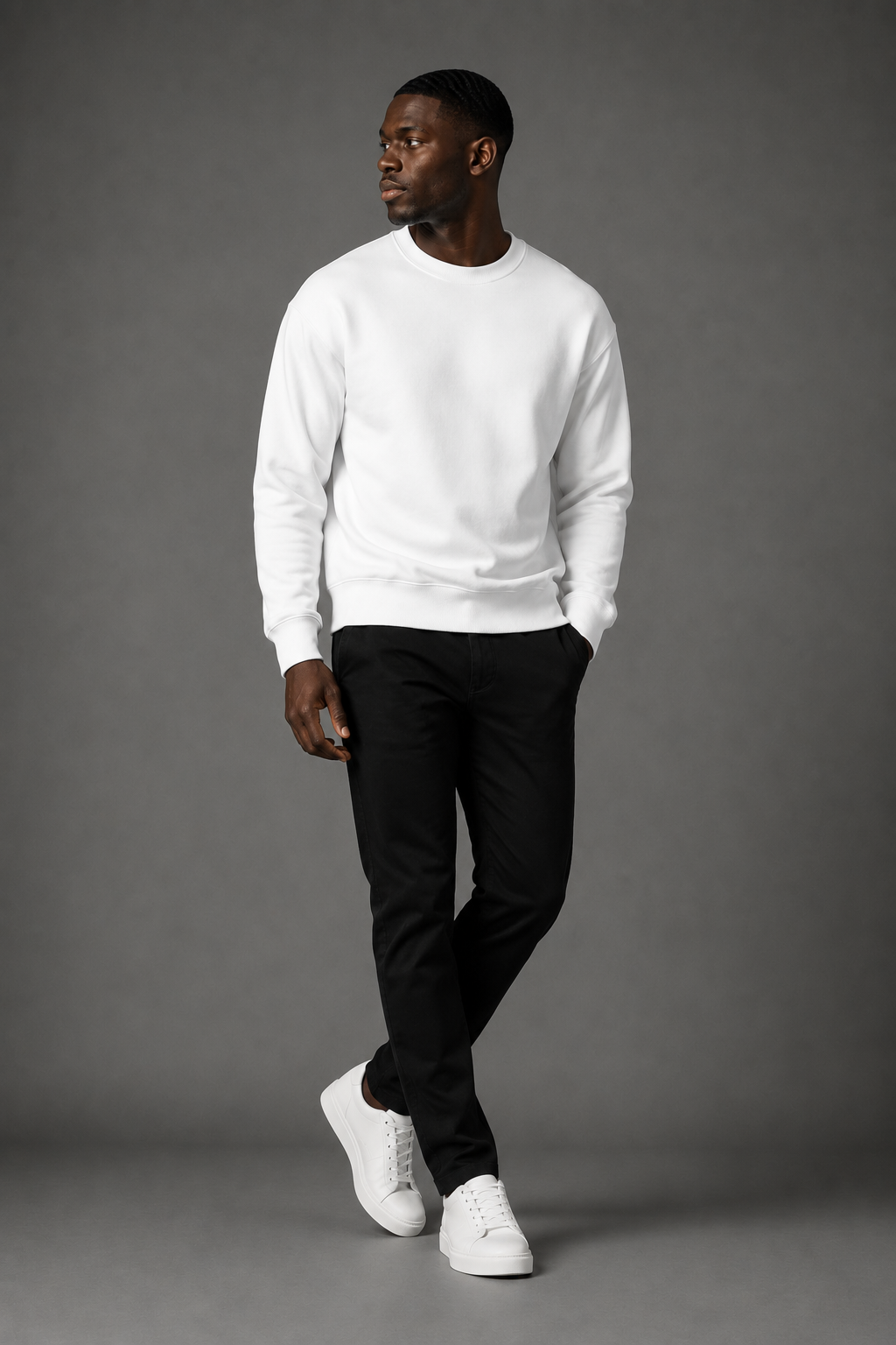 Belamy Crewneck Sweatshirt — Ice