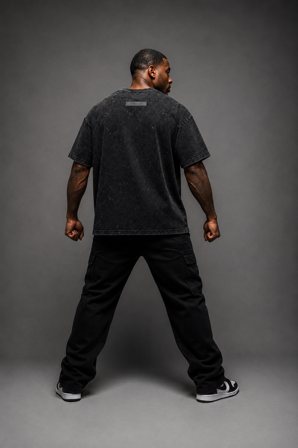 ALTER EGO COLLECTION Berserker Heavyweight Tee – Stone Washed Black