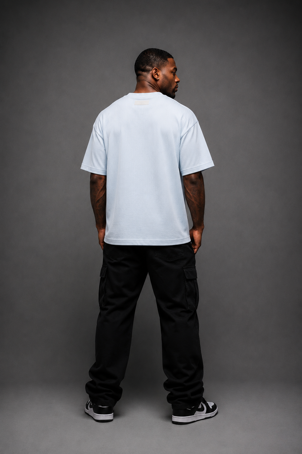 Belamy core Waffle  Tee — Polar White