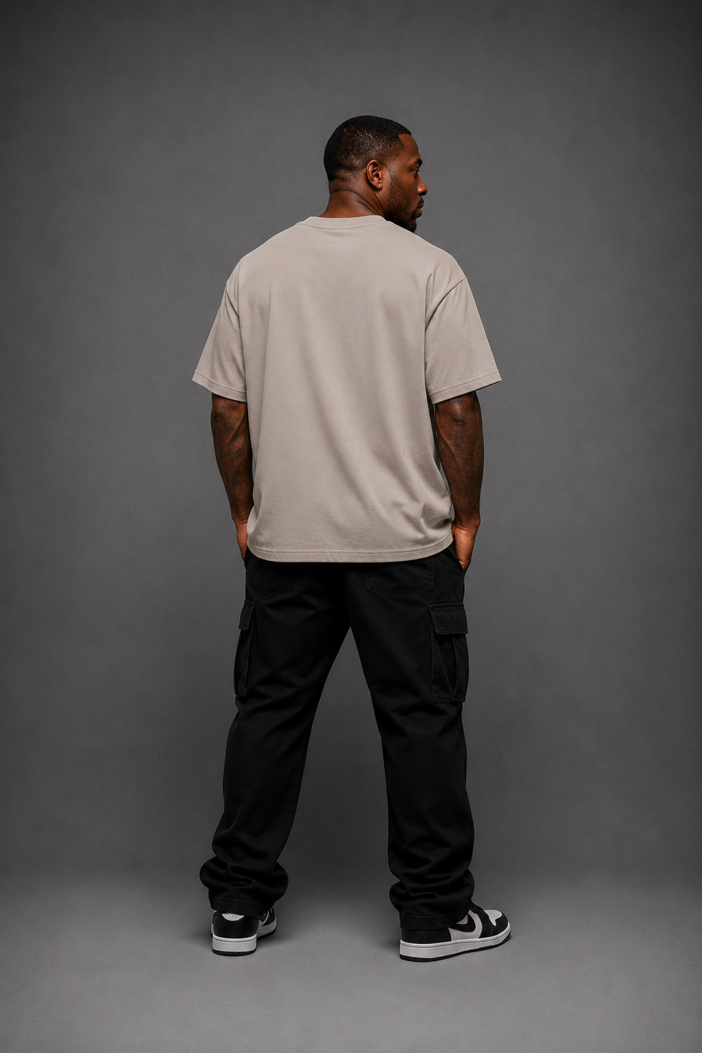 BELAMY Core Heavyweight ribbed Tee – Soft Taupe