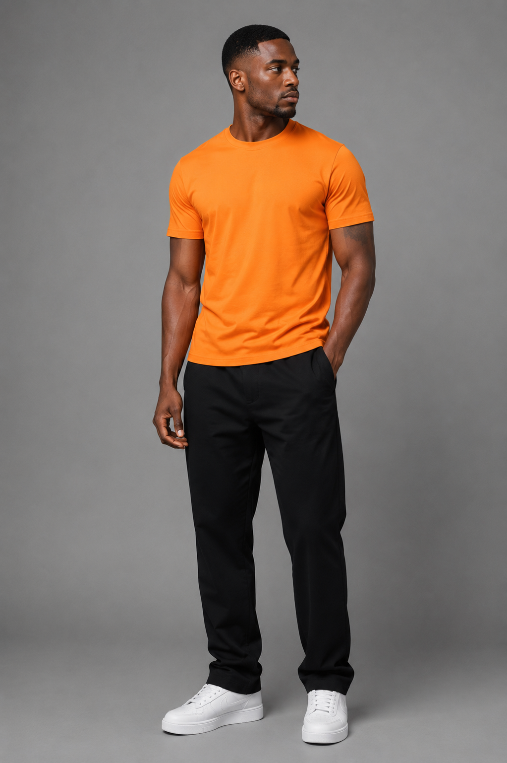 Belamy Core Fitted Tee — Ember