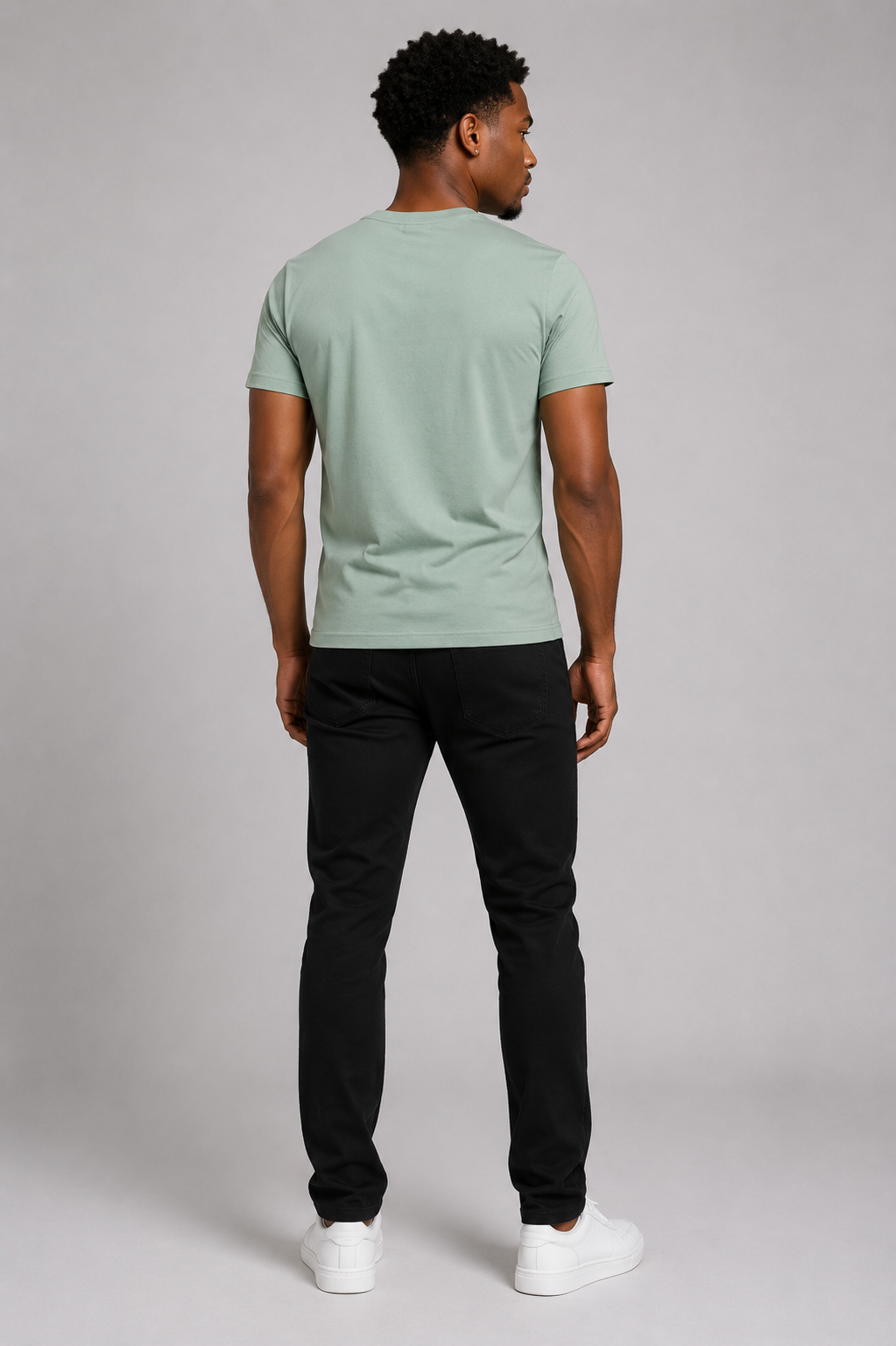 BELAMY North Bound Fitted Tee – Sage