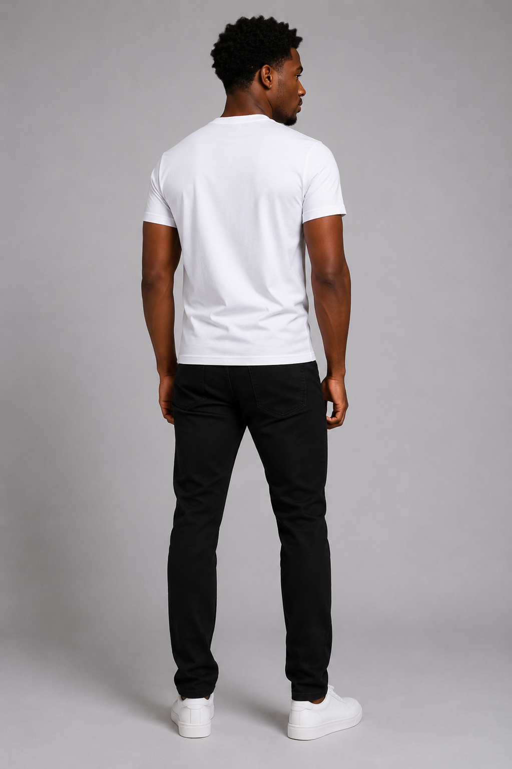 BELAMY North Bound Bear Fitted Tee – White