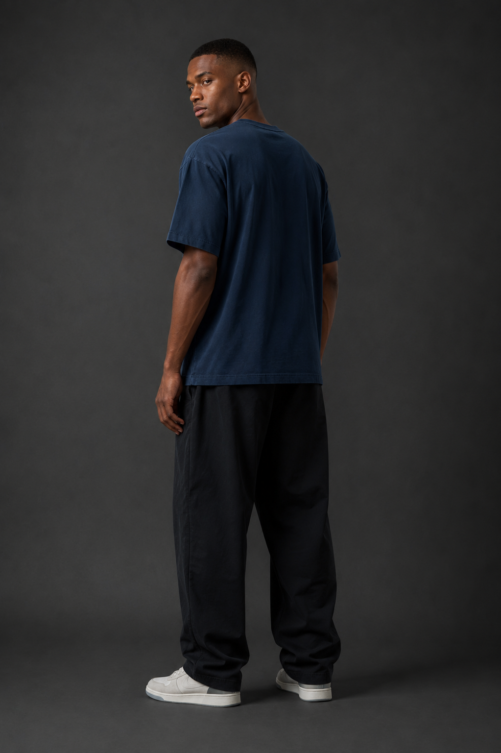 Belamy Core Tee — Slate Navy