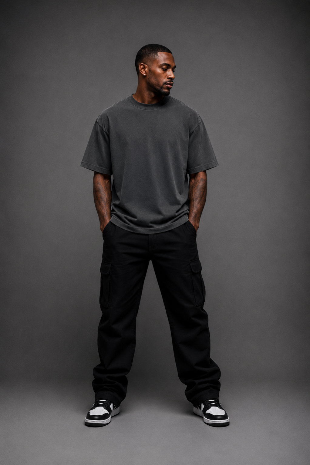 Belamy Eternal Vintage Tee — Charcoal