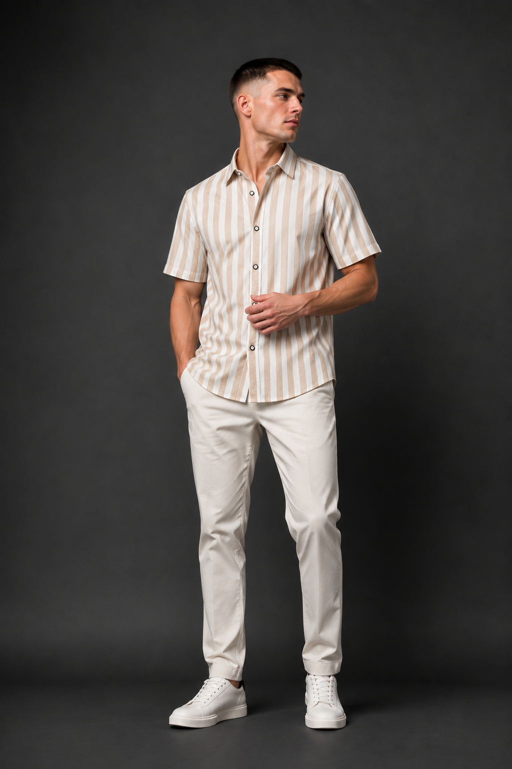 BELAMY Riviera – Sand Stripe