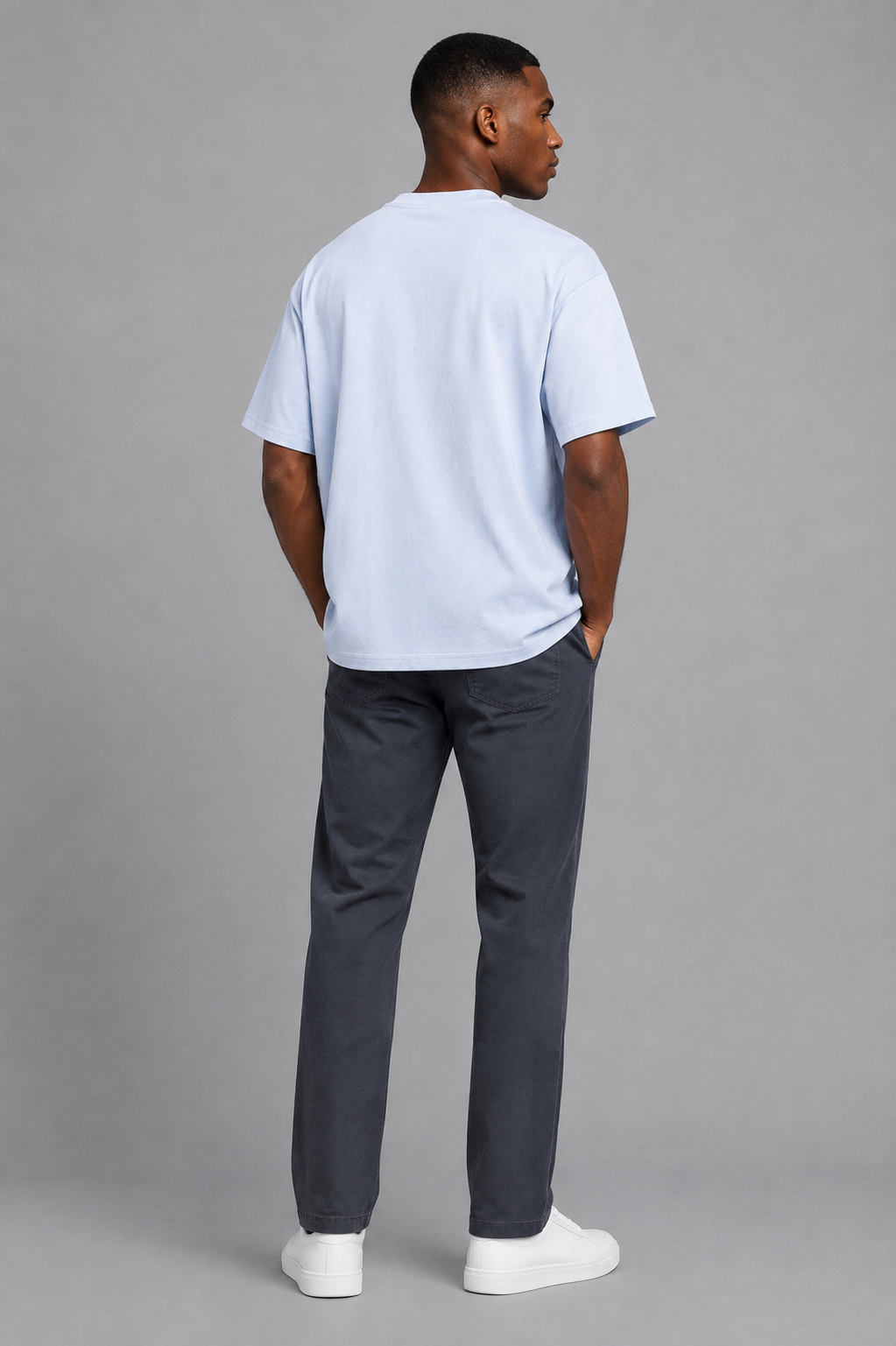 Belamy Core Ribbed Tee — Ice