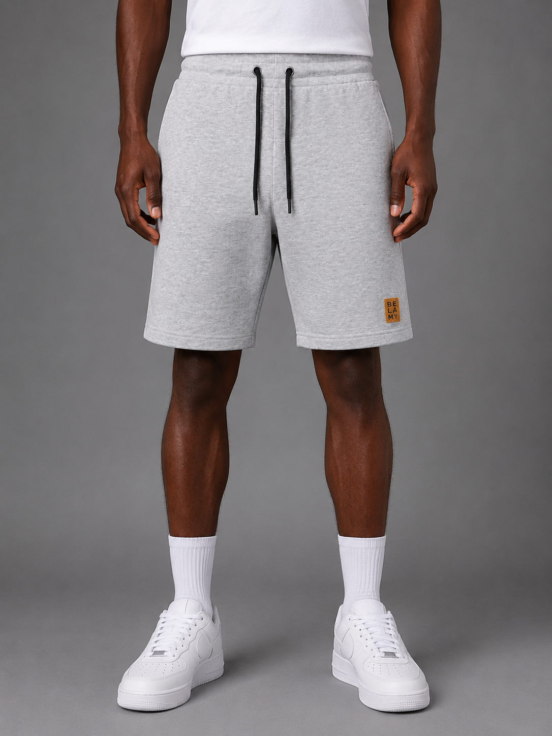 Essential Fleece Shorts — Heather Grey