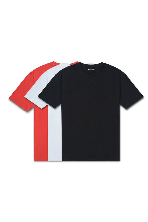Belamy Signature Trio Bundle — Onyx, Core White & Rouge